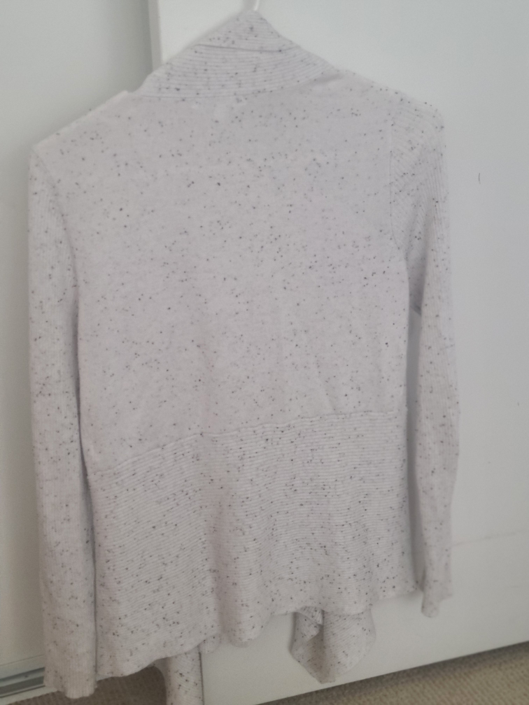 White Speckled Cardigan