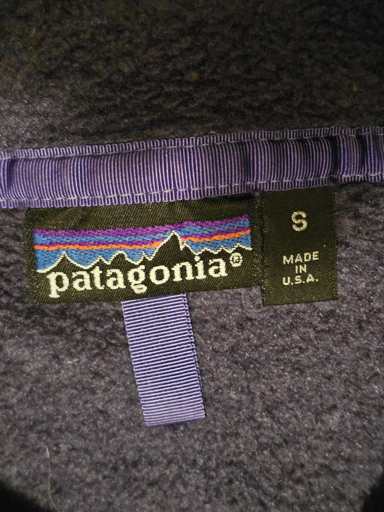 Vintage Patagonia Green Pullover Fleece Made In The USA Size S - photo 4