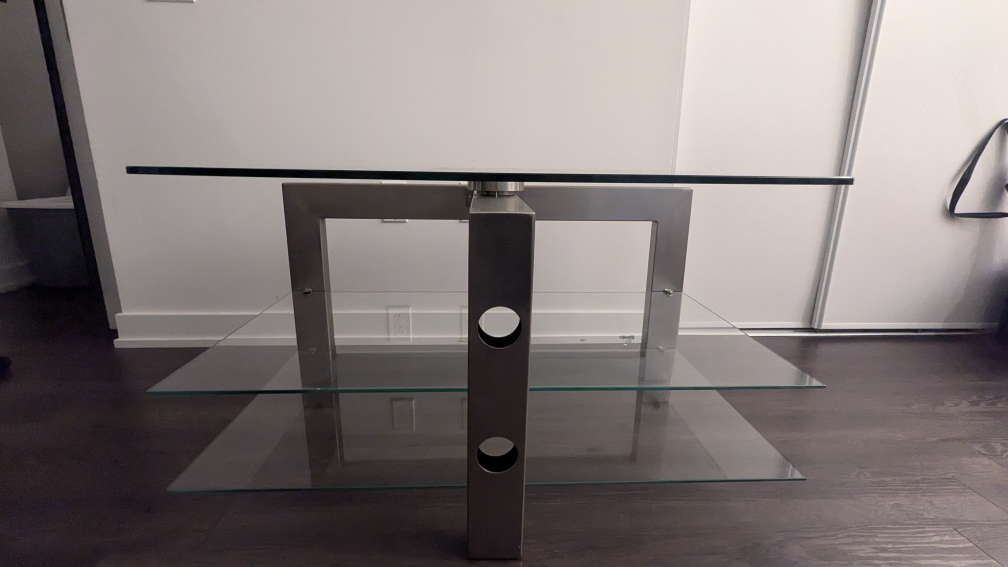 Glass TV Stand