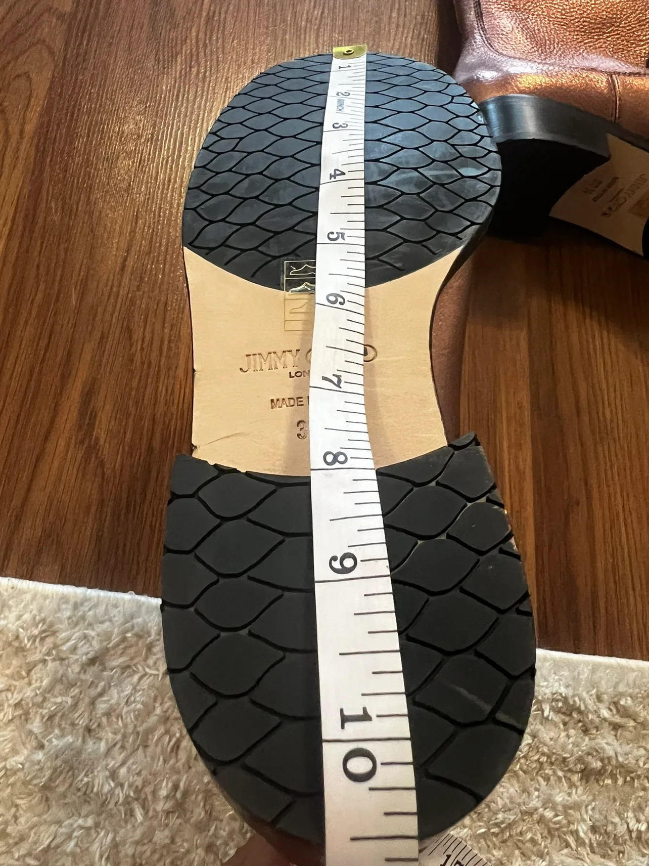 New Jimmy Choo Leather Rose Gold Boots ‼️Christmas Gift idea‼️ image indicator(5)