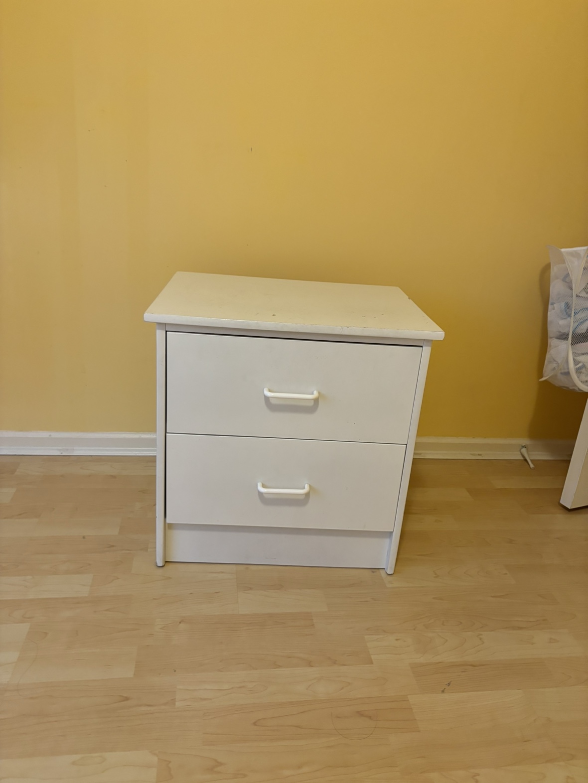 IKEA White 2 drawers nightstand