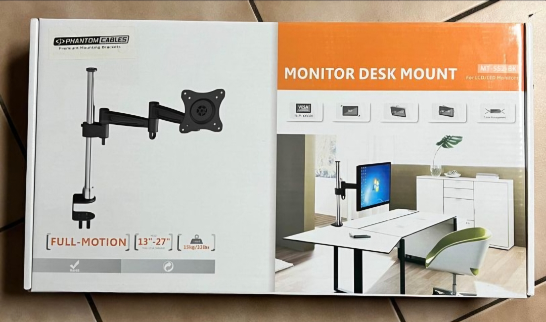Brand New Unpacked Monitor Desk Mount - Full Motion - photo 2