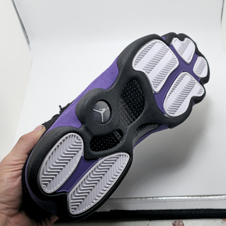 Air Jordan 13 Retro Black Court Purple Size 12 - photo 5