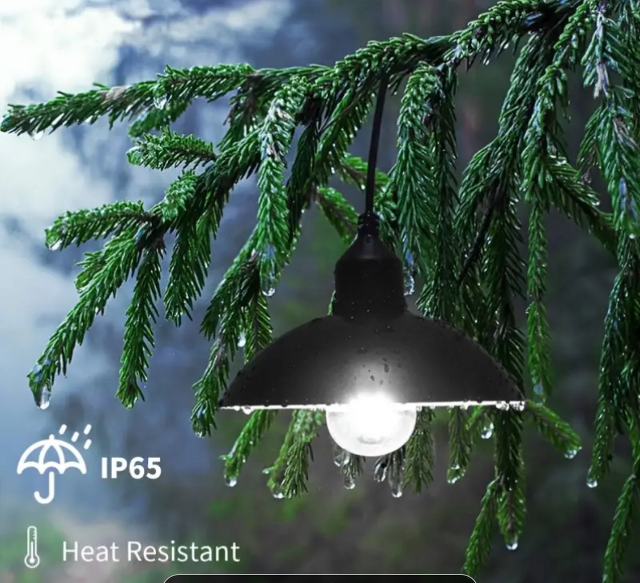 Solar Powered Pendant Light