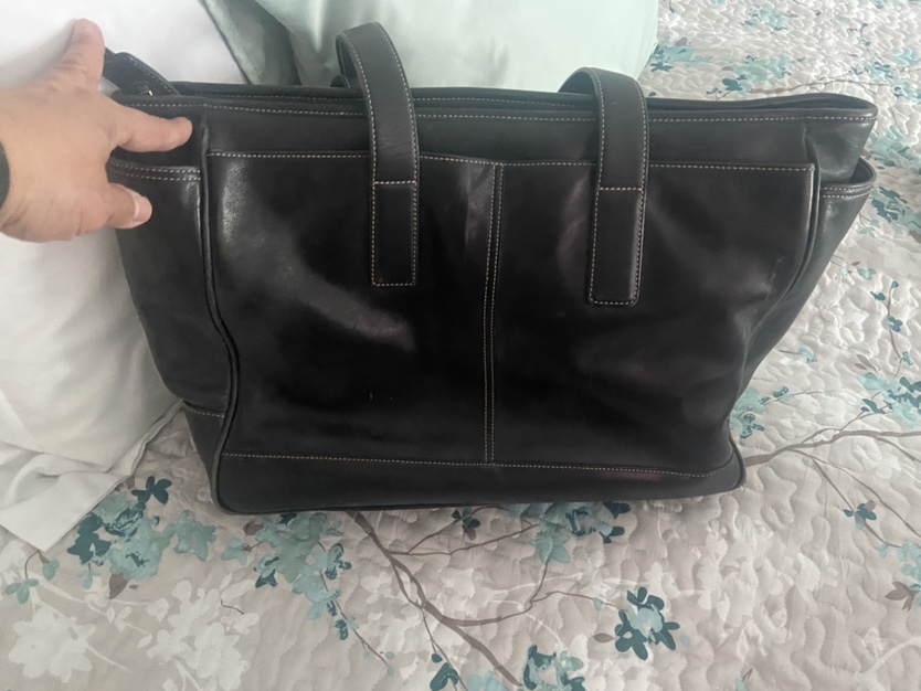 Coach Leather Tote Bag