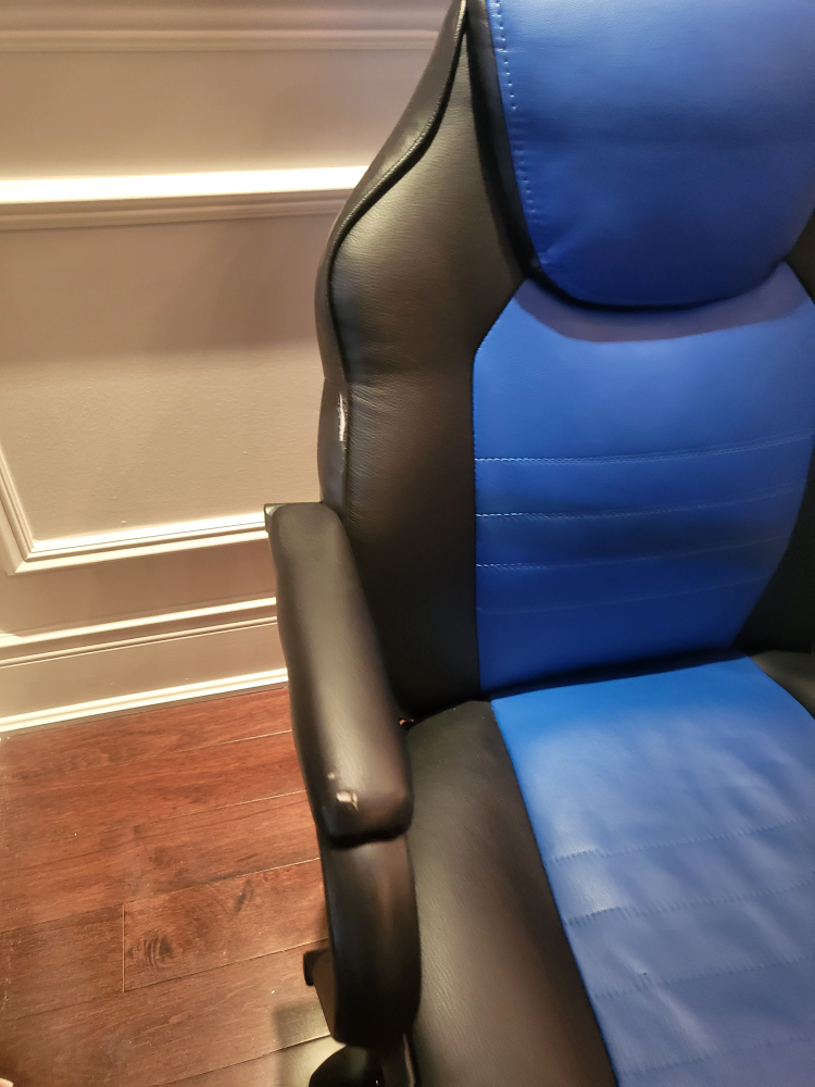 Blue and Black Gaming Chair - photo 5