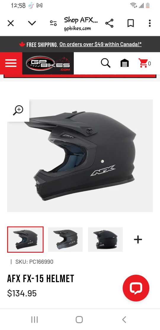 AFX FX-15 Motorcycle Helmet - photo 2