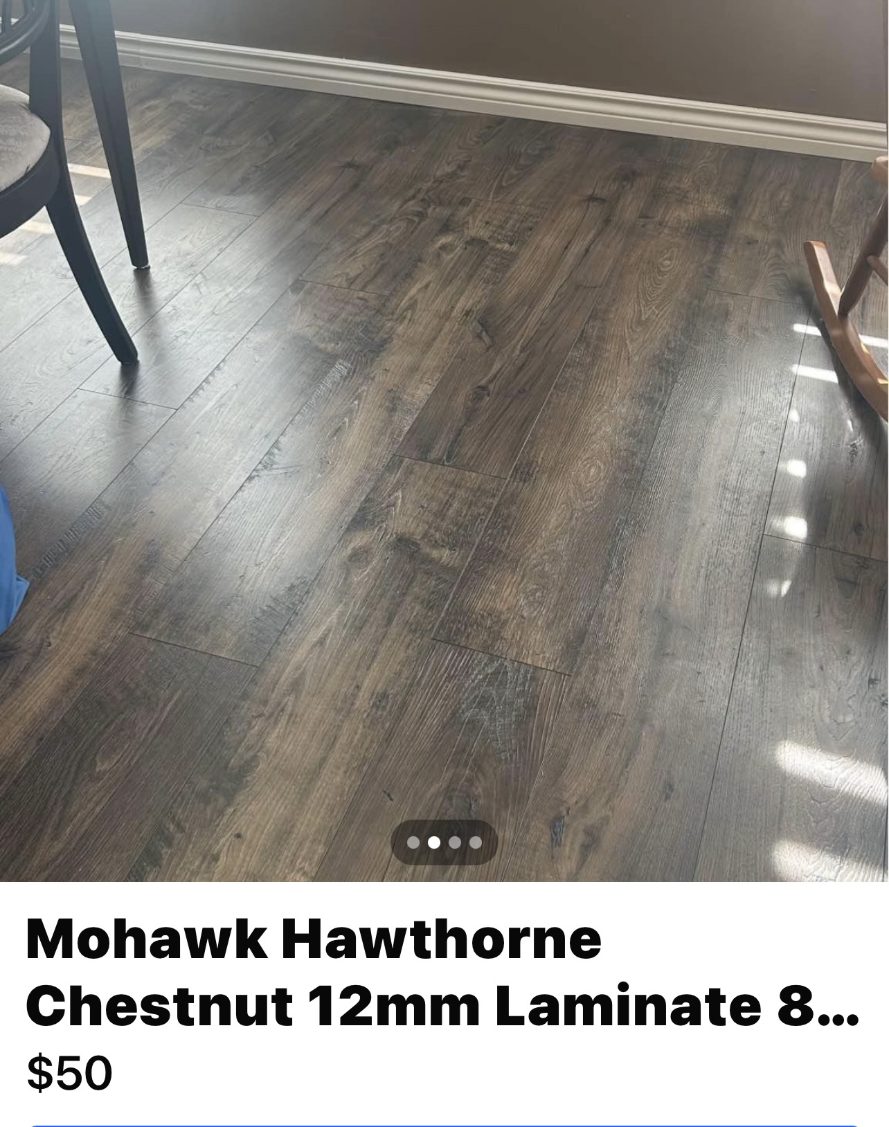Mohawk Hawthorne Chestnut 12mm Laminate Flooring - 84 sq ft - photo 3