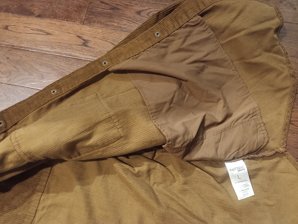 Brown Corduroy Shirt - Size L #freecycle - photo 4