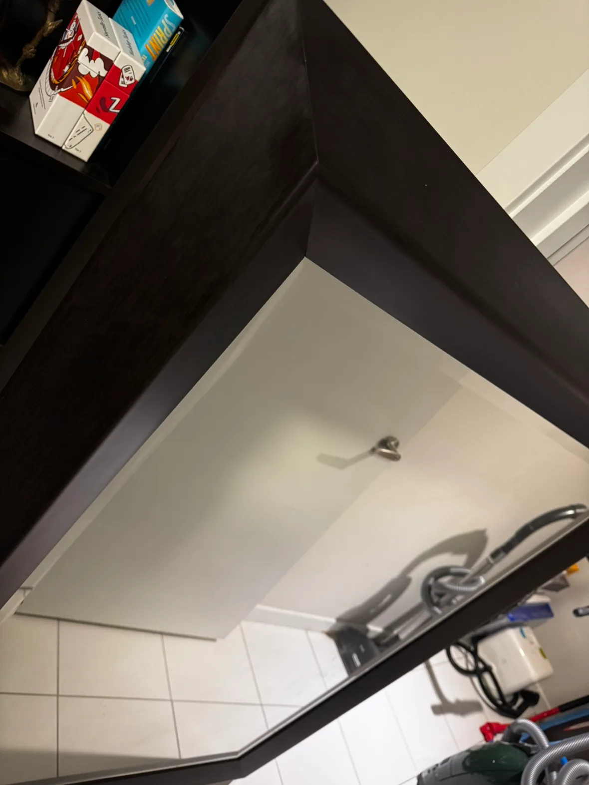 Fourbro Large Dark Brown/Black Framed Mirror image indicator(4)