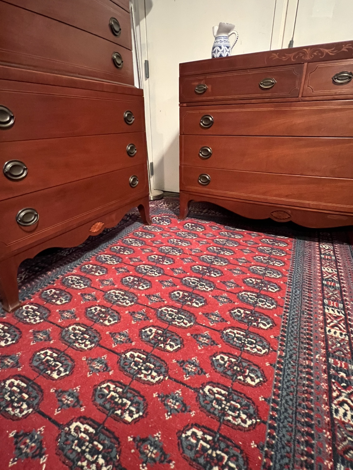 Cheery Red Vintage Wooden Chest & Dresser - Delivery Extra - photo 3