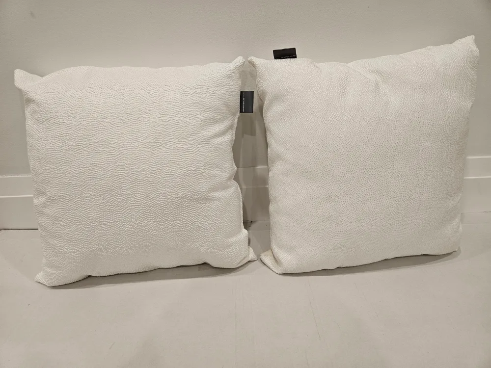 Two White Decorative Pillows thumbnail