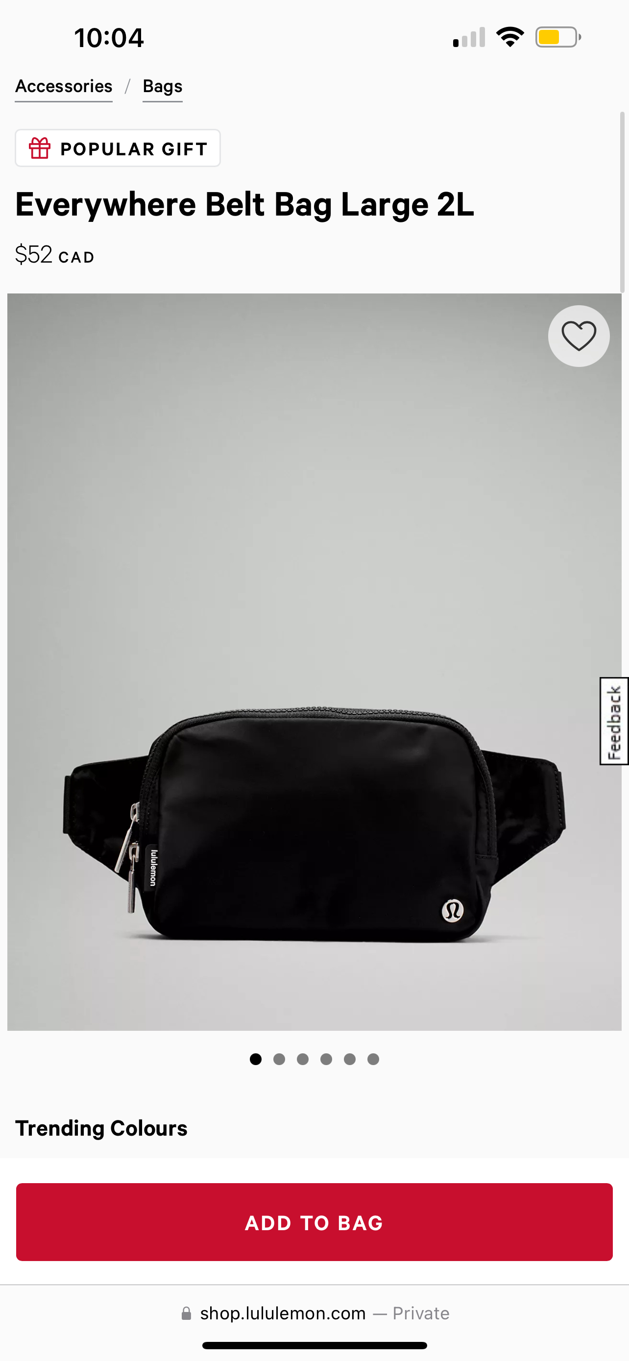 Brand New Lululemon Everywhere Bag