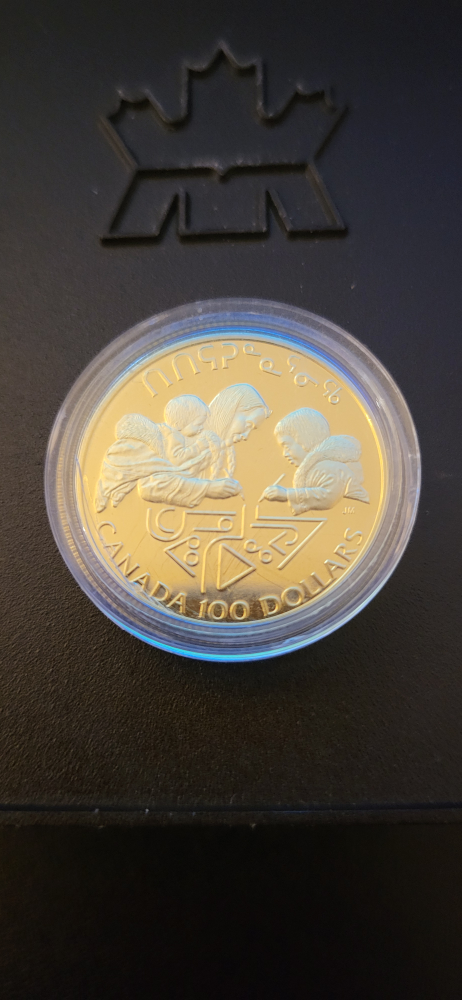 $100 Canadian coin with certificate - SERIOUS OFFERS ONLY!!! - photo 4