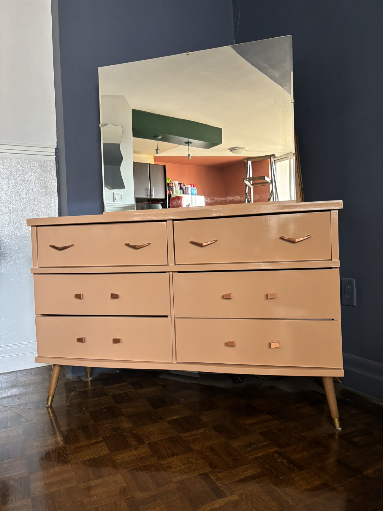 Mid Century Dresser with Mirror - photo 2