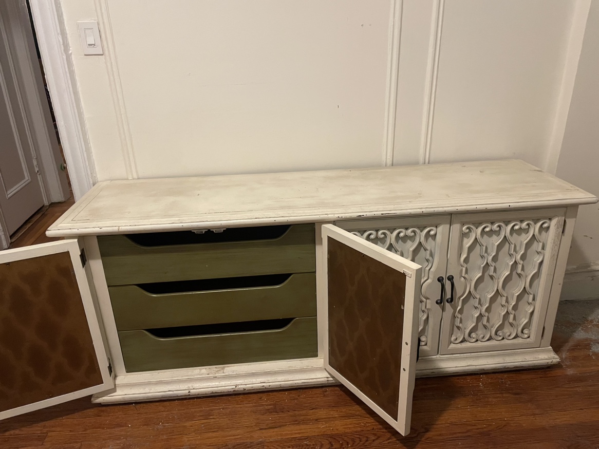 Ivory Arabesque Credenza/Sideboard Cabinet - photo 2