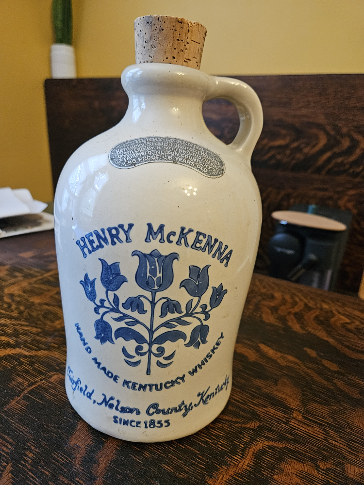 Vintage Ceramic Bourbon Jug