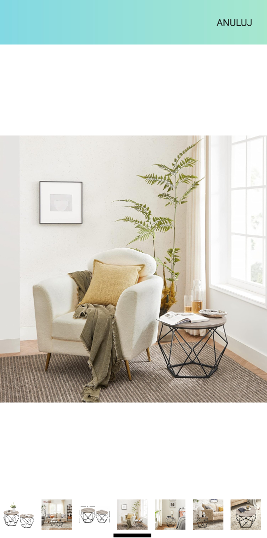 VASAGLE Coffee Table Set, 2 Piece - photo 4