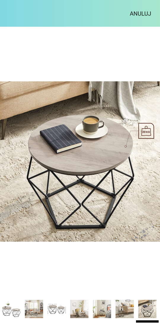 VASAGLE Coffee Table Set, 2 Piece - photo 5