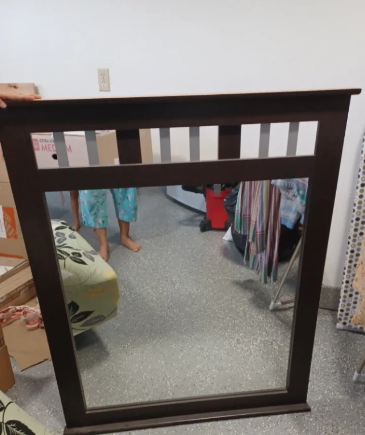 Large Wooden Mirror image indicator(2)