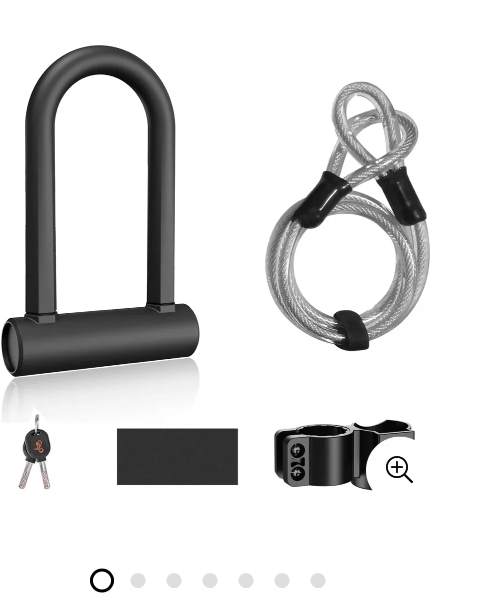 Heavy Duty Security U Cable Lock thumbnail