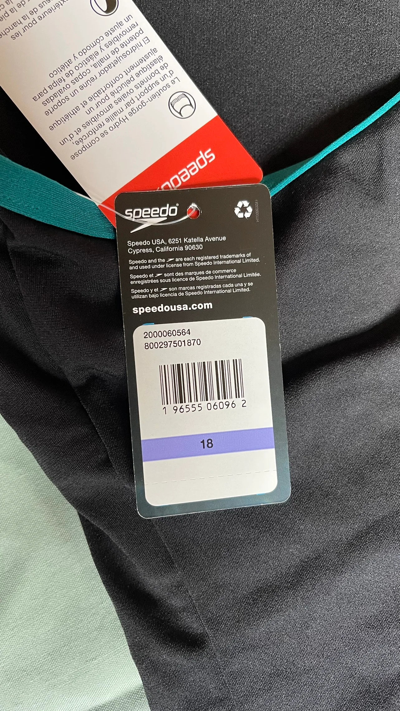 Speedo Womens Women's Swimsuit One Piece Endurance+ Swimsuit image indicator(5)