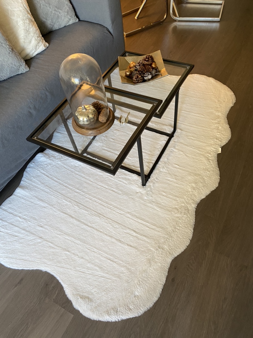 White Fur Rug