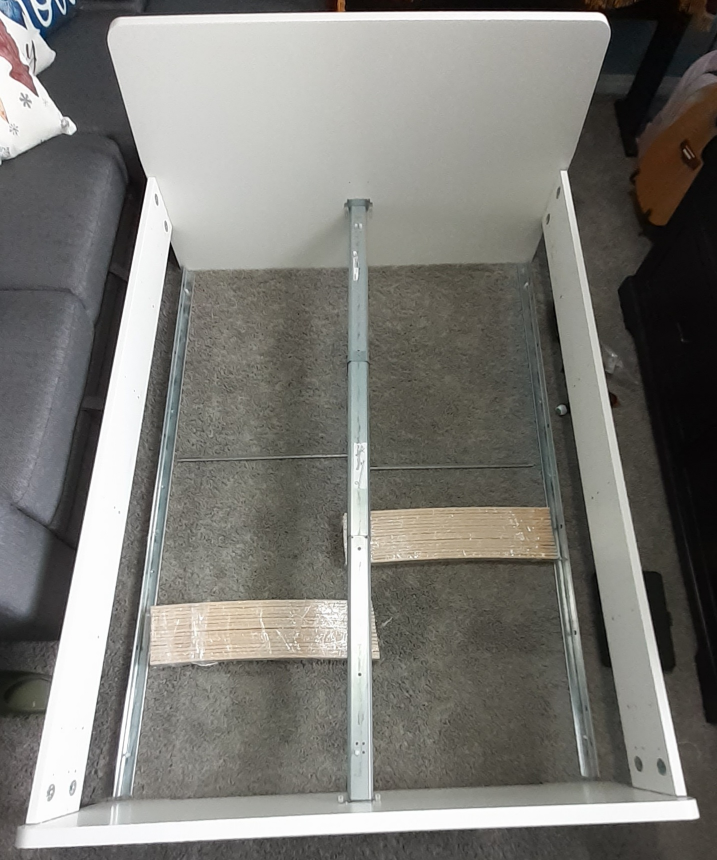 IKEA  Double Bed Frame, White (No Mattress) - photo 3