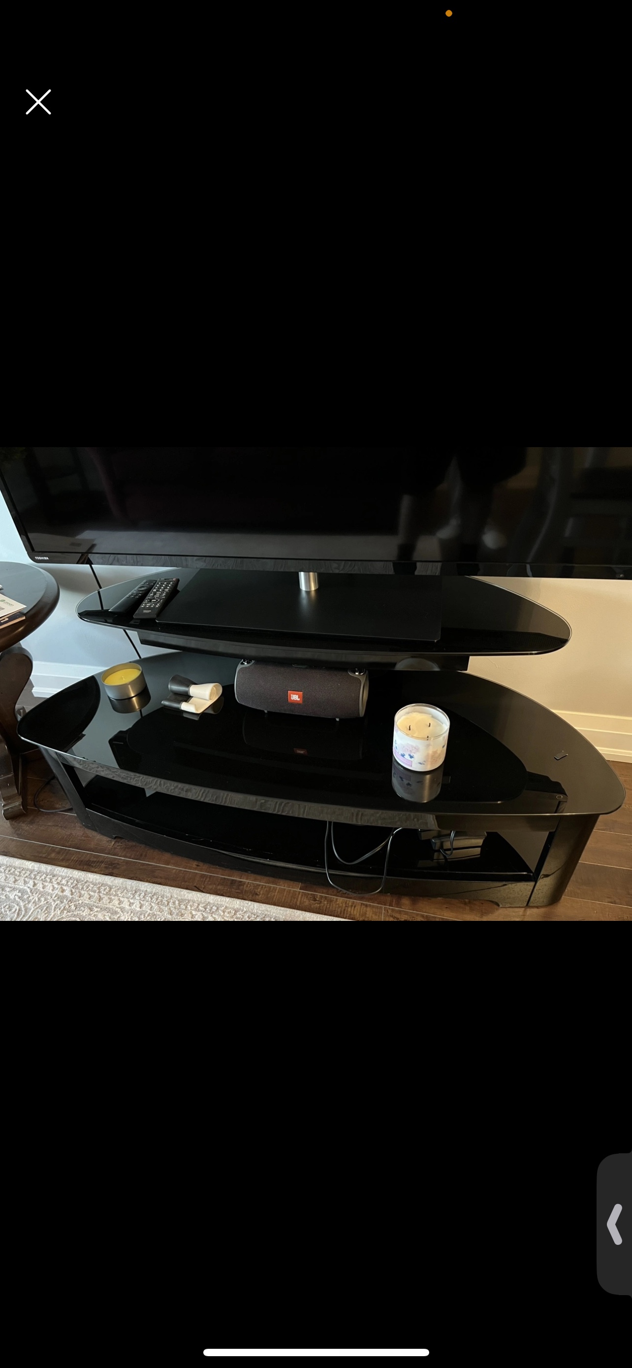 Black TV console - photo 2