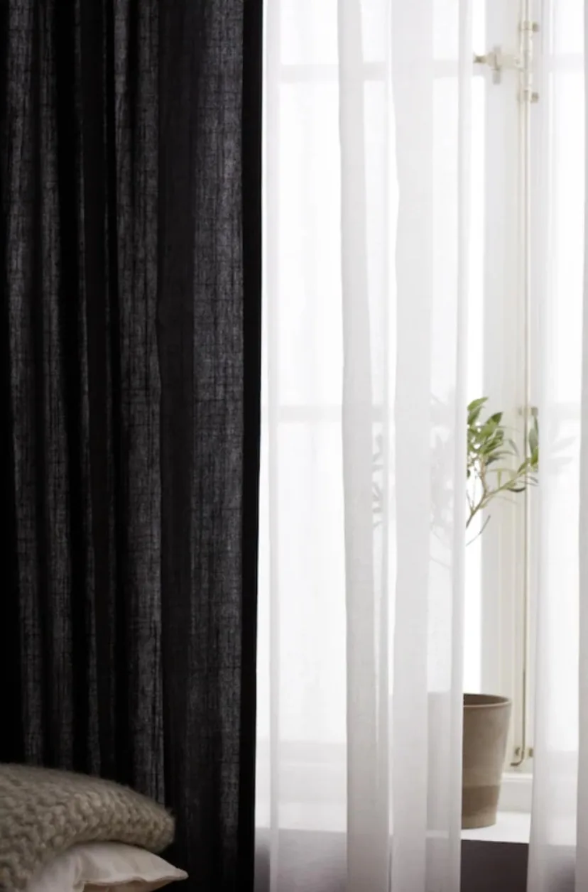 Grey IKEA Ritva Curtains image indicator(3)