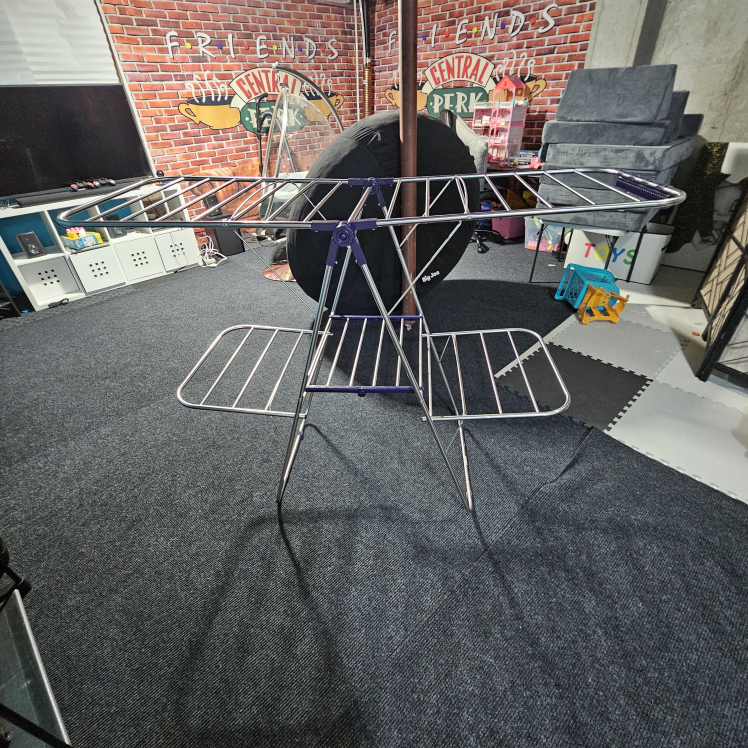 Songmic Two-Tier Foldable Clothes Drying Rack