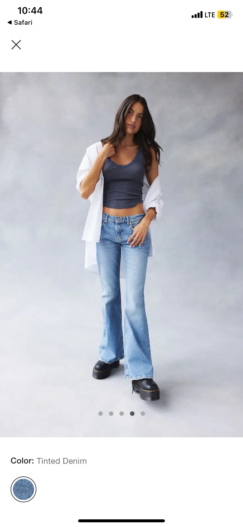 BDG Low Rise Flare Jeans image indicator(6)