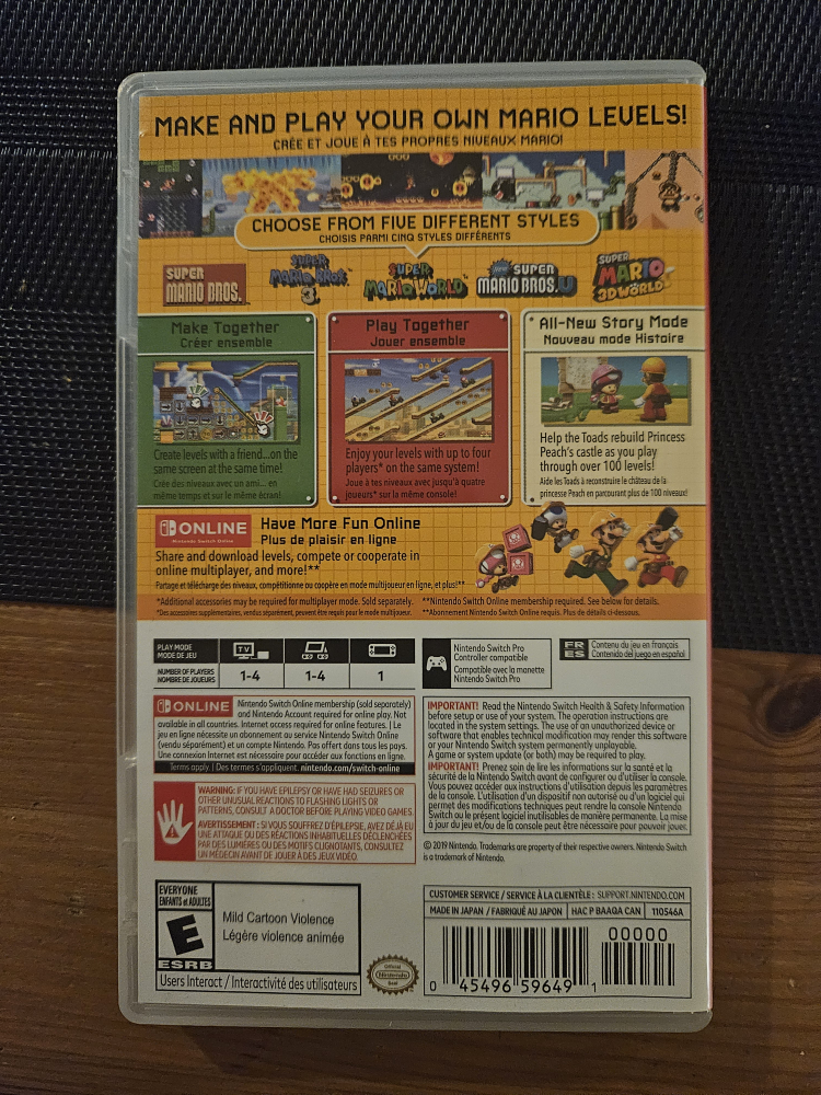 Super Mario Maker 2 (Nintendo Switch) - photo 2
