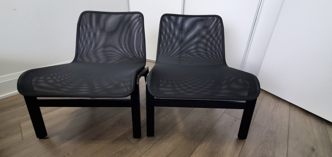 Black Mesh Chairs