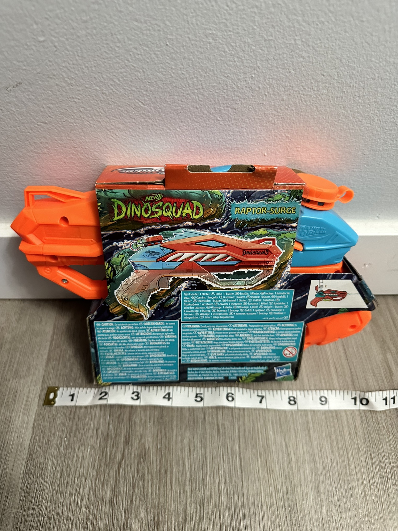 Nerf Super Soaker DinoSquad Raptor Surge Water Gun - photo 2