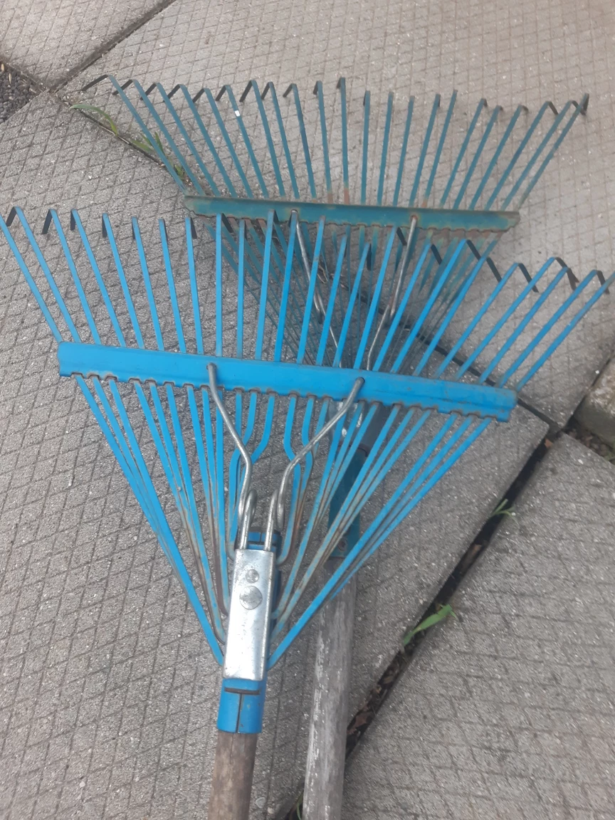 Red Shovel and Blue Rake - photo 2