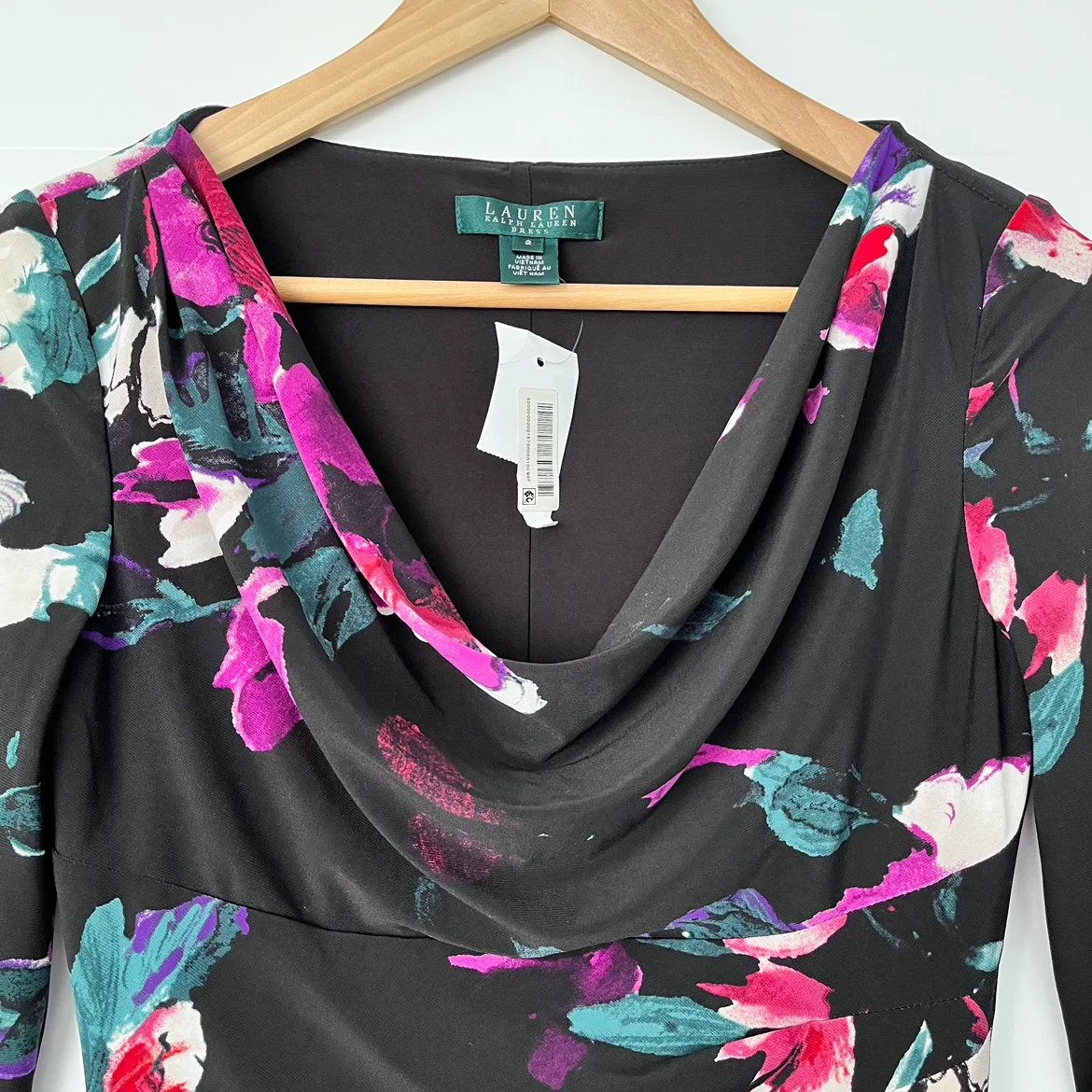 NWT Lauren Ralph Lauren Floral Sheath Stretchy Dress image indicator(2)