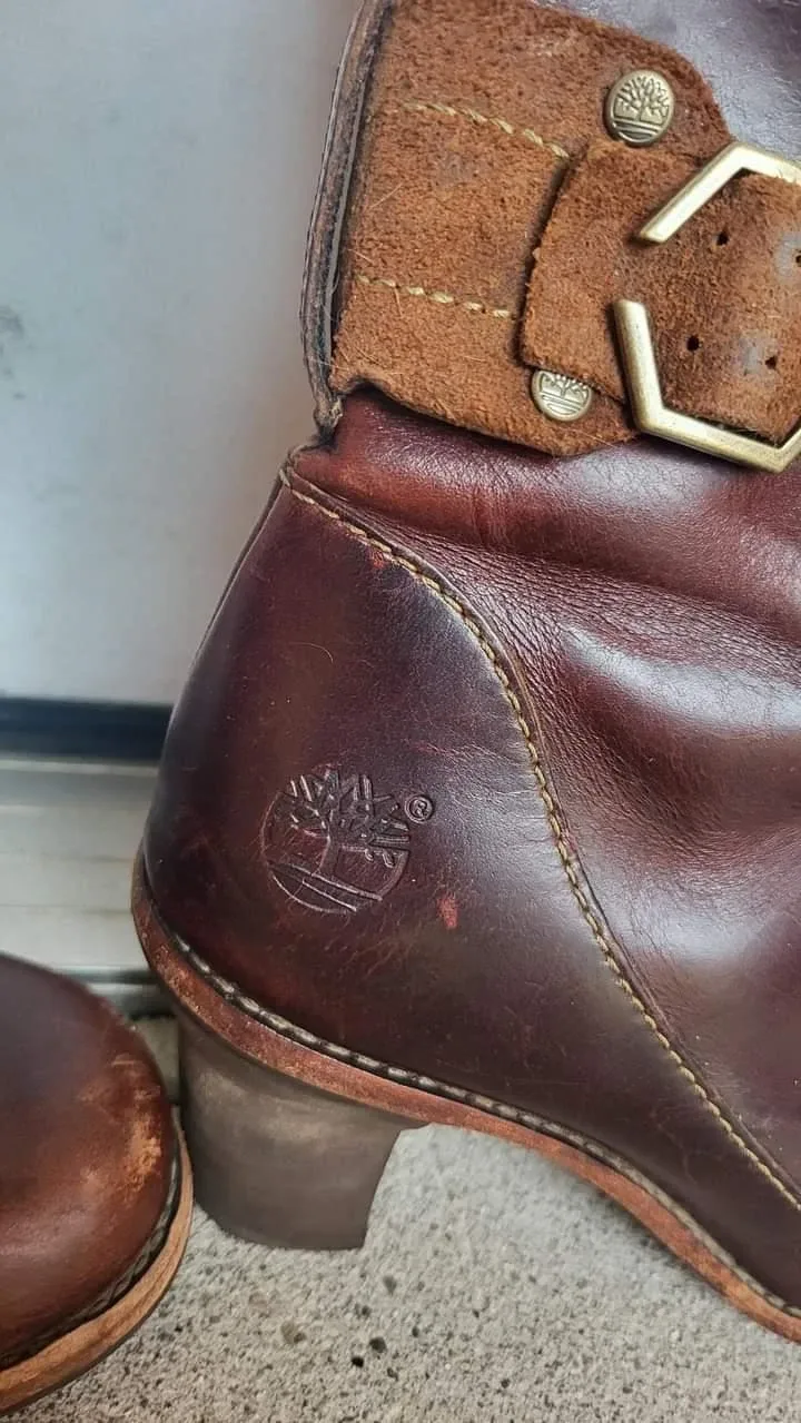 Timberland Brown Leather Boots 🧡 image indicator(3)