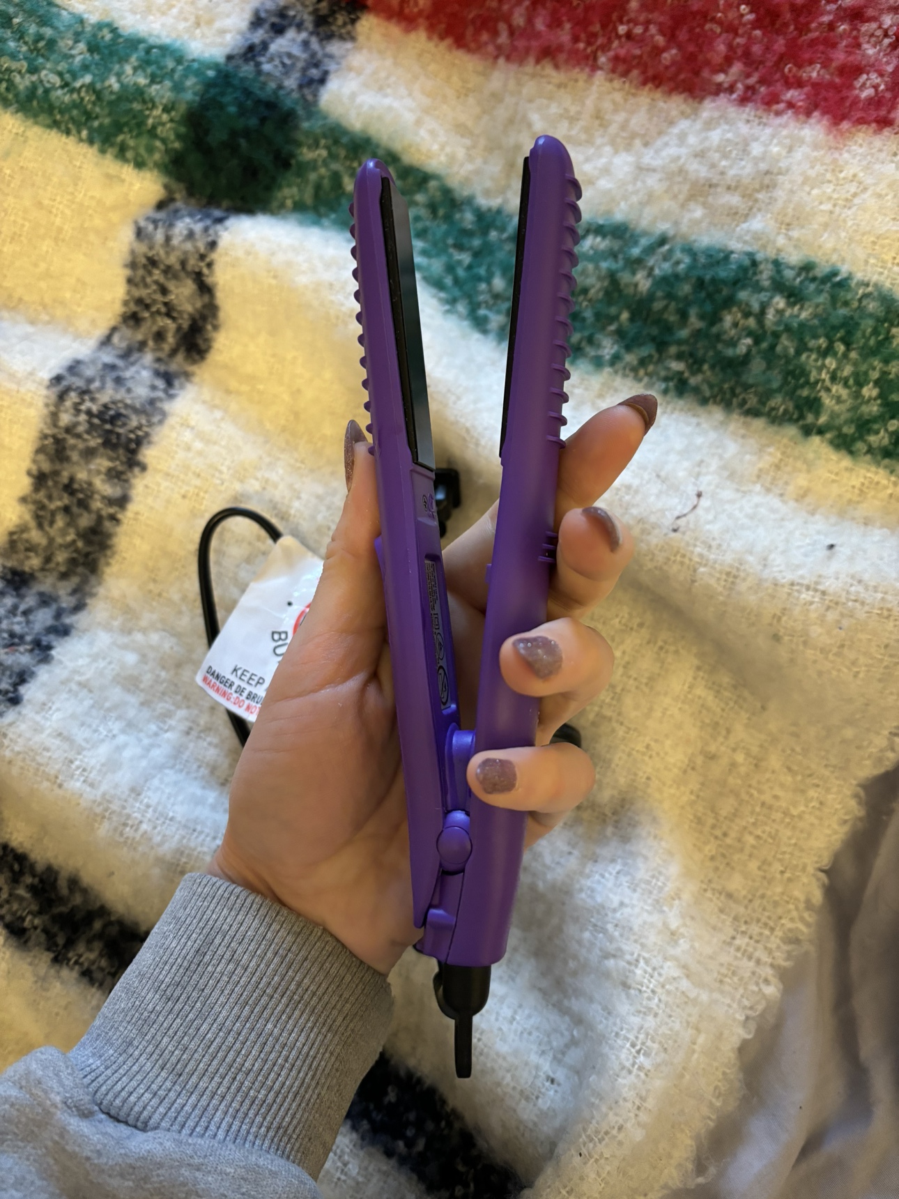 Purple  Phoebe Hair Straightener - photo 4