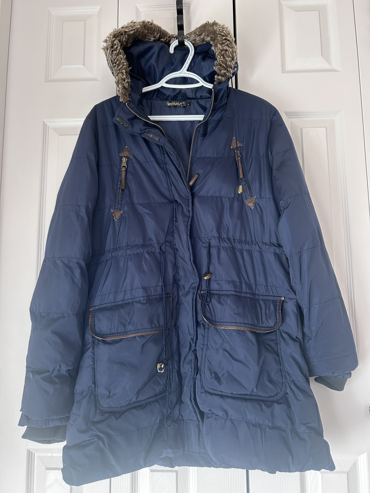 Navy Blue Puffer Jacket - photo 2