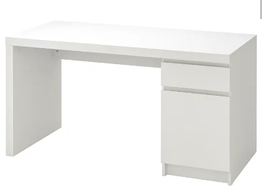 IKEA MALM Desk White thumbnail