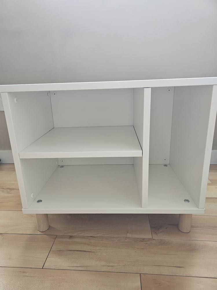 White Storage Unit with Shelf