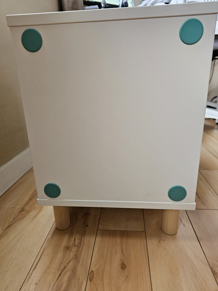White Storage Unit with Shelf - photo 3