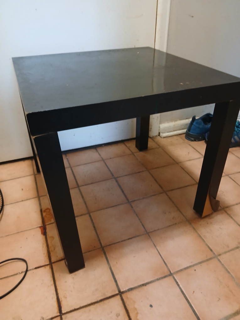 Black Square Coffee Table