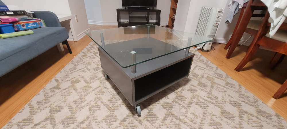Glass Top Coffee Table - photo 3