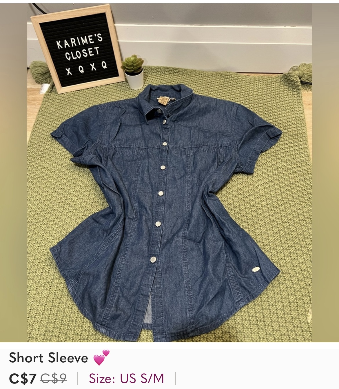 Blue Denim Shirt