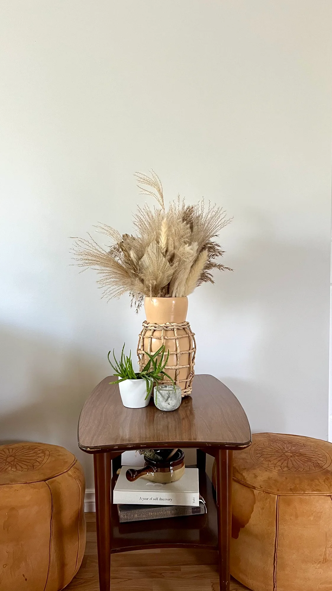 Boho fall Vase and Pampas thumbnail