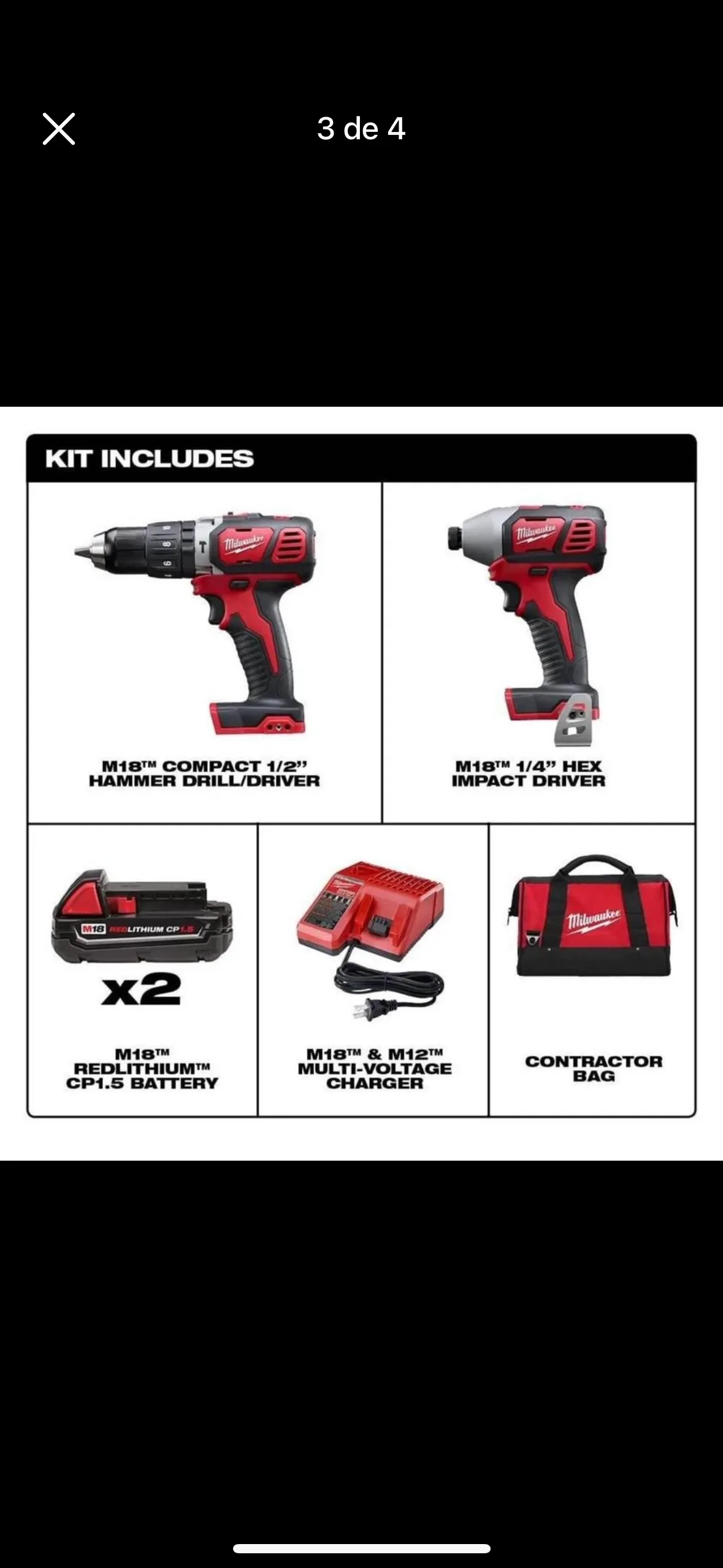 Milwaukee M18 2-Tool Combo Kit image indicator(2)