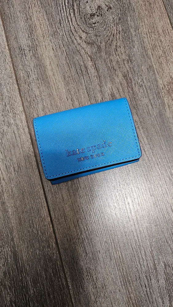 Kate Spade Blue Wallet ~ 10/31 image indicator(4)