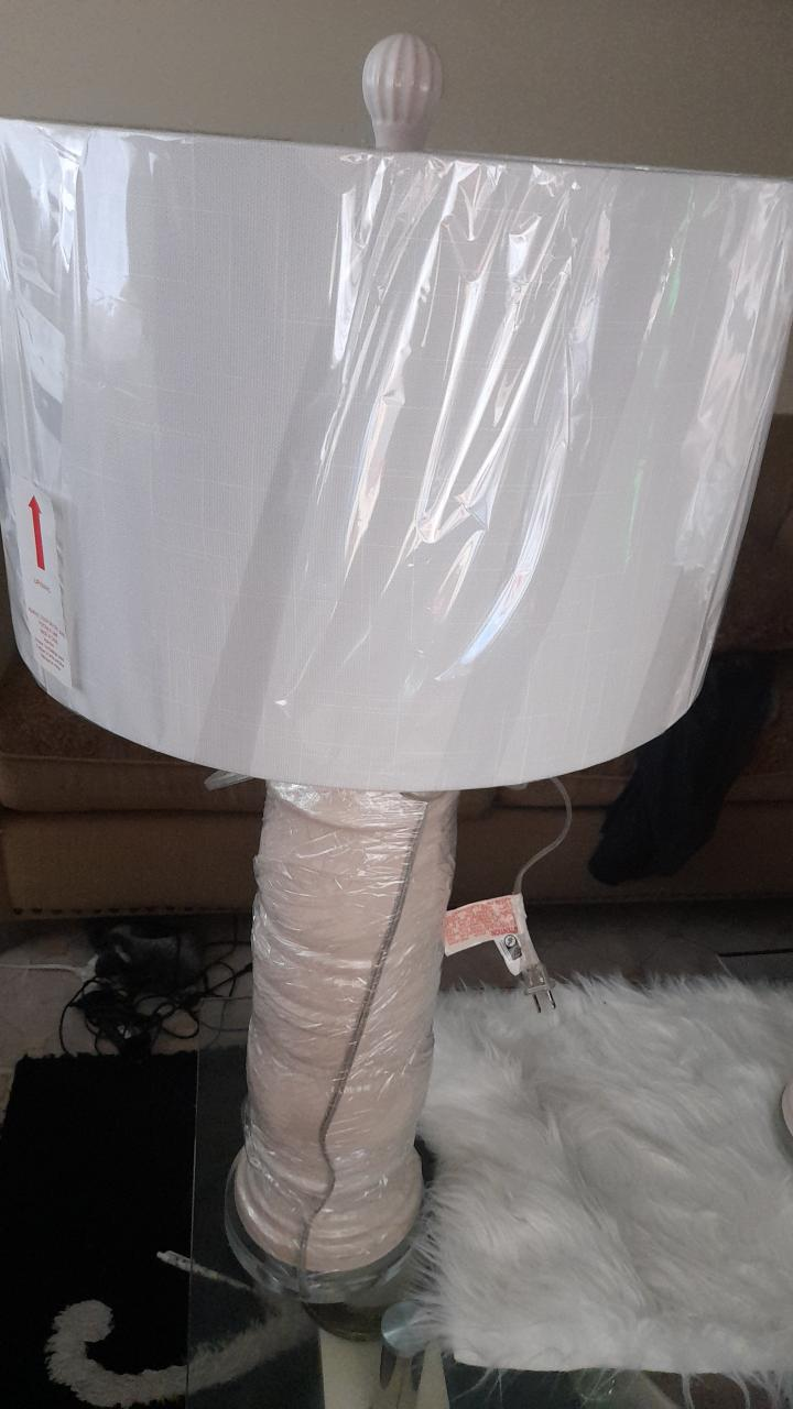 Table Lamp with White Shade - photo 4